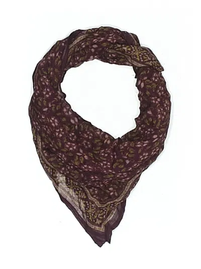 Pre-owned Chan Luu Scarf In Burgundy