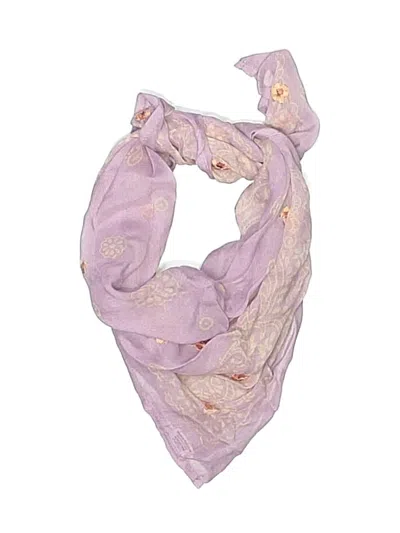 Pre-owned Chan Luu Scarf In Purple