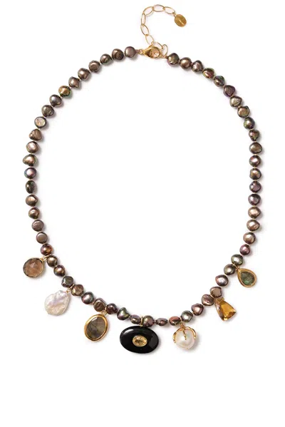 Chan Luu Seed Charm Necklace In Multi