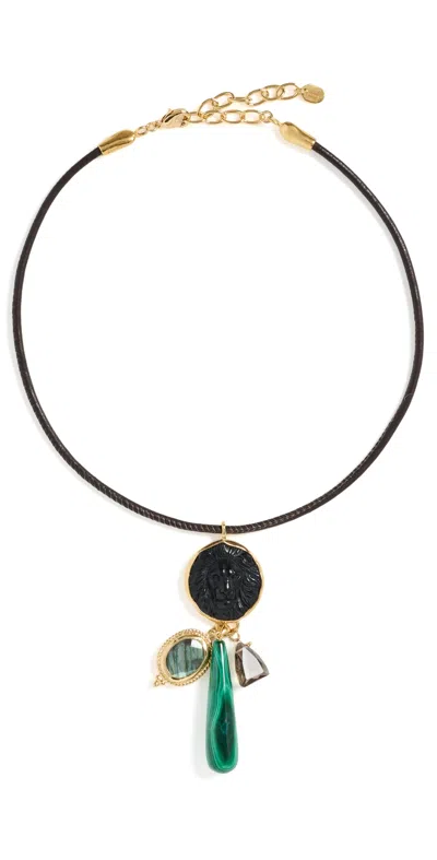 Chan Luu Simba Necklace Black Obsidian