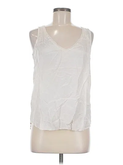 Pre-owned Chan Luu Sleeveless Blouse In Ivory