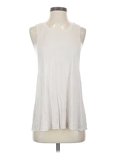 Pre-owned Chan Luu Sleeveless Blouse In Ivory