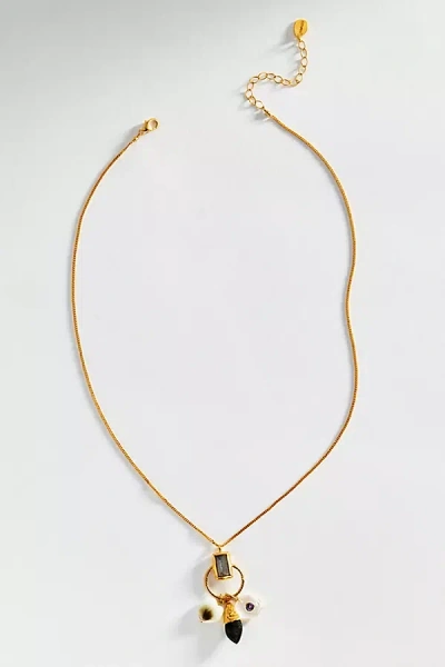 Chan Luu Trio Charm Necklace In Multi