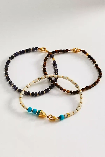 Chan Luu Trio Friendship Bracelets, Set Of 3 In Multi