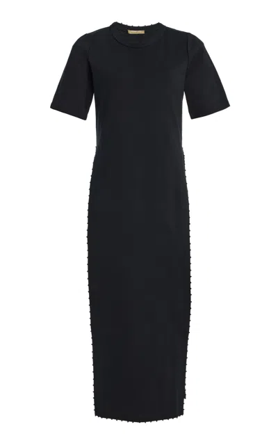 Chan Luu Tunic Cotton Tee In Black