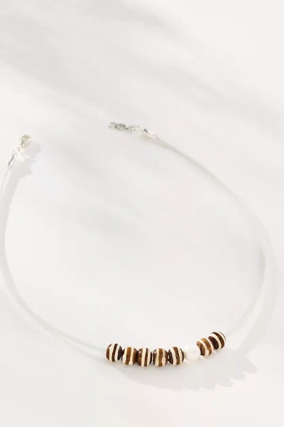 Chan Luu White River Necklace In Neutral