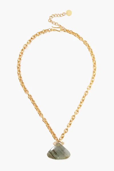 Chan Luu Women's Augestine Labradorite Necklace In Gold