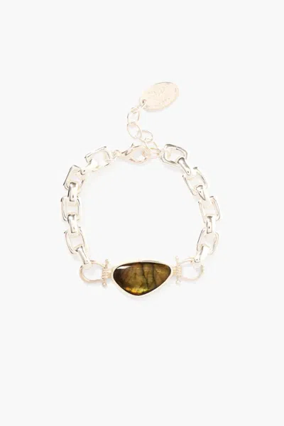 Chan Luu Women's Chain Link Bracelet In Labradorite Silver In Multi