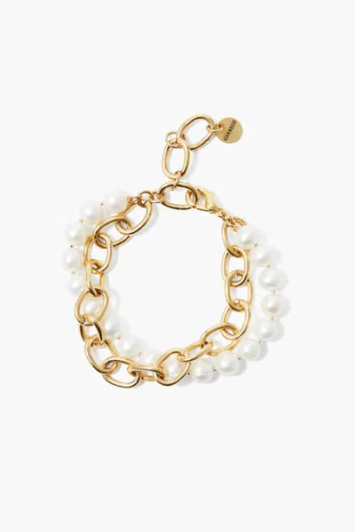 Chan Luu Women's Esme Chain Bracelet In White Pearl In Multi