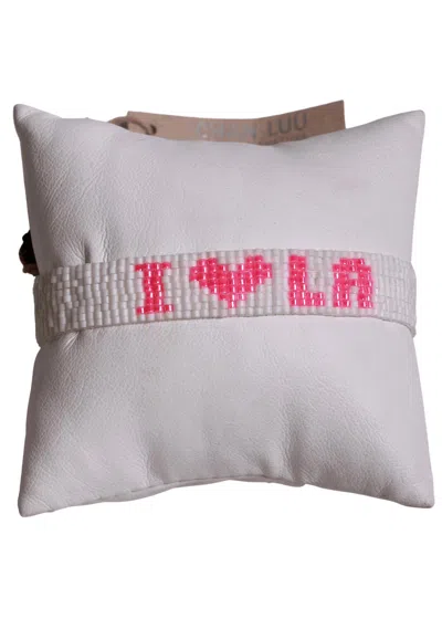 Chan Luu Women's I Love La Bracelet In White
