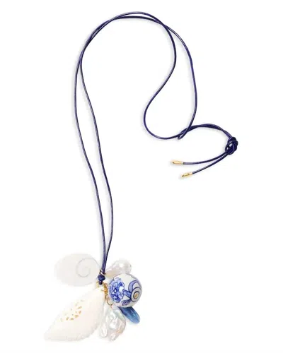 Chan Luu Women's Ocean Cluster Necklace In Multi In White