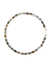 CHAN LUU WOMEN'S STERLING SILVER, ABALONE & FRESHWATER PEARL NECKLACE