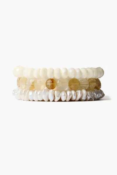 Chan Luu Women's Thalassa Bracelet Set In Pearl Mix In Multi
