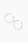 Chan Luu Women's Wave Hoop Earrings In Silver In Metallic