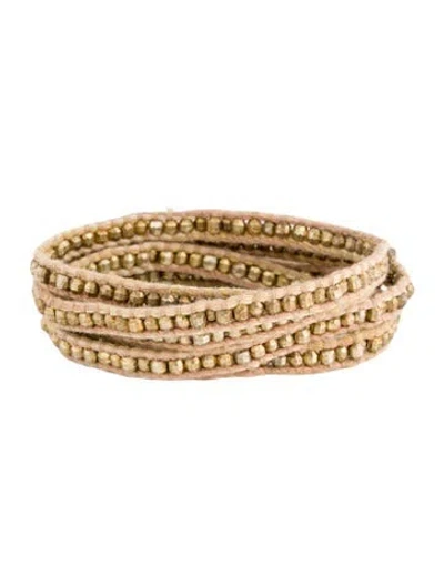 Pre-owned Chan Luu Wrap Bracelet In Brown