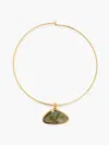 Chan Luu Yasmine Labradorite Gold-plated Necklace In Gold
