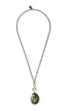 Chan Luu Zoe Silver-plated Amethyst Abalone Necklace