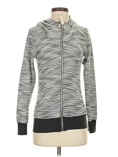 Pre-owned Chance Or Fate Zip Up Hoodie In Gray