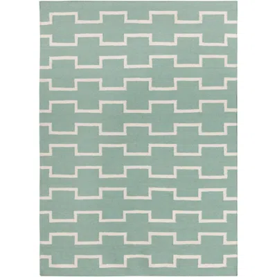 Chandra Lima Lim25702 3'x5' Mint Wool Area Rug