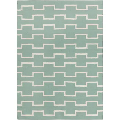Chandra Lima Lim25702 5'x7' Mint Wool Area Rug