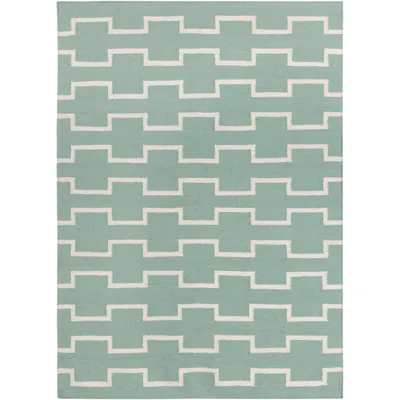 Chandra Lima Lim25702 7'x10' Mint Wool Area Rug