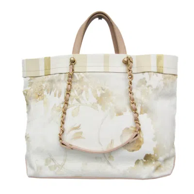 Pre-owned Chanel - Beige Canvas Tote Bag ()