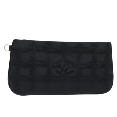 Pre-owned Chanel - Synthetic Clutch Bag () In Black