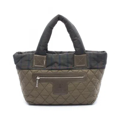 Pre-owned Chanel -color Nylon Leather Tote Bag () In Multi
