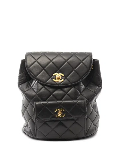 Pre-owned Chanel 00's Quilted Backpack