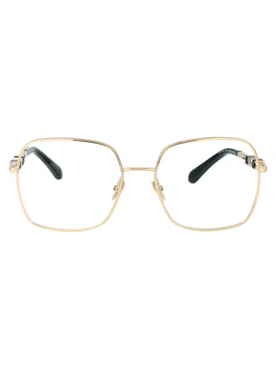 Pre-owned Chanel 0ch2215 Glasses In C395 Gold