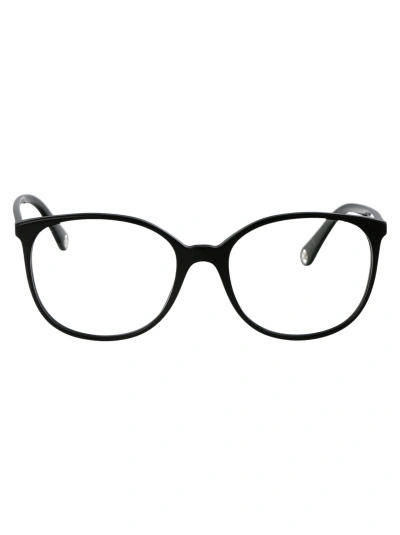 Pre-owned Chanel 0ch3432 Glasses In C501 Black