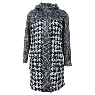 Pre-owned Chanel 12k$ Jewel Buttons Black Tweed Parka