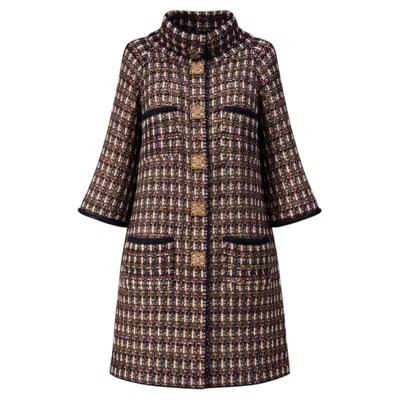 Pre-owned Chanel 13k$ Paris / Byzance Museum Level Runway Coat 40 Fr In Black