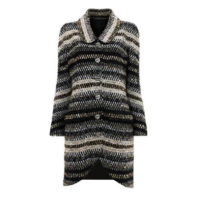 Pre-owned Chanel 13k$ Paris / Egypt Sequinned Lesage Tweed Jacket 42 Fr In Black