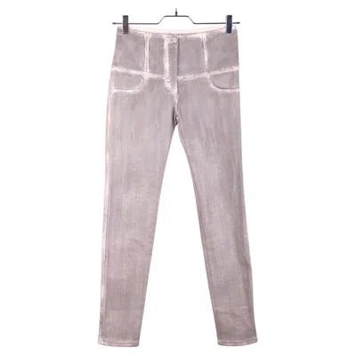 Pre-owned Chanel 14a Paris Dallas Light Gray Jeans