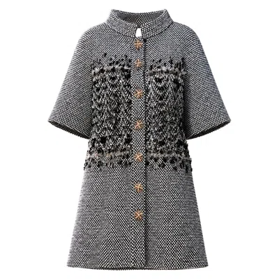 Pre-owned Chanel 14k$ Paris / Bombay Tweed Jacket Cc Gripoix Buttons 36 Fr In Gray