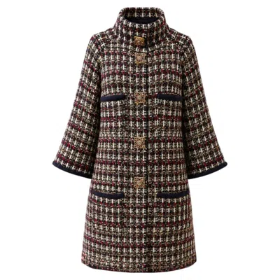 Pre-owned Chanel 16k$ Iconic Paris / Byzance Cc Gripoix Buttons Coat 36 Fr In Black
