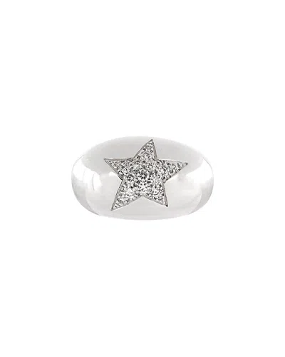 Pre-owned Chanel 18k 0.35 Ct. Tw. Diamond Comete Bombe Cocktail Ring (authentic Pre- Owned)