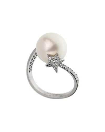 Chanel 18k 0.83 Ct. Tw. Diamond Comete Cocktail Ring (authentic Pre-loved) In Metallic
