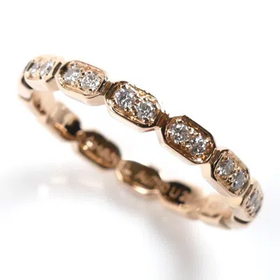 Pre-owned Chanel (18k) Band Ring () In Black