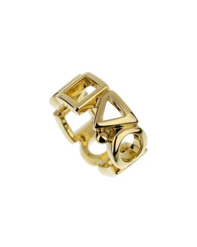 Chanel 18k Cocktail Ring (authentic Pre-loved) In Gold