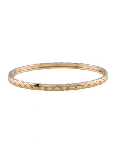 Pre-owned Chanel 18k Coco Crush Mini Bracelet, 6" In Multi