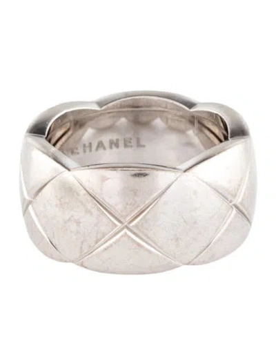 Pre-owned Chanel 18k Coco Crush Ring, Large In Multi