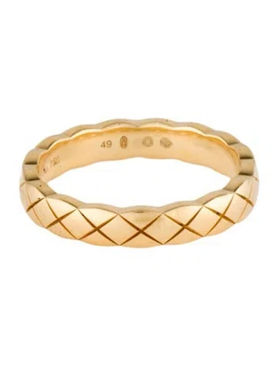 Pre-owned Chanel 18k Coco Crush Ring In Multi