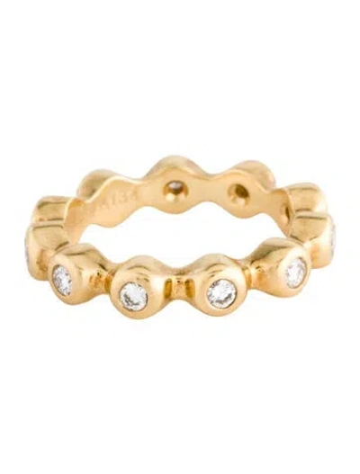 Pre-owned Chanel 18k Diamond Boules Ring In Multi