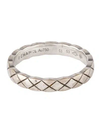 Pre-owned Chanel 18k Mini Coco Crush Ring In Multicolor