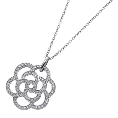 Pre-owned Chanel (18k) Necklace () In Silver