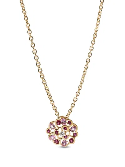 Pre-owned Chanel 18kt Yellow Gold Fil De Camélia Diamond Necklace