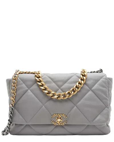 Chanel 19 Maxi Flap Shoulder Bag (authentic Pre-loved)