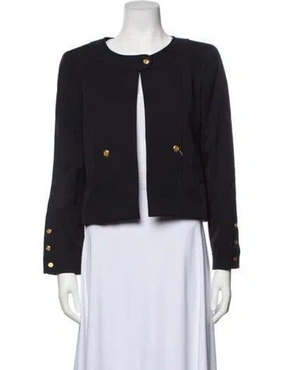 Pre-owned Chanel 1980's Evening Jacket In Blue